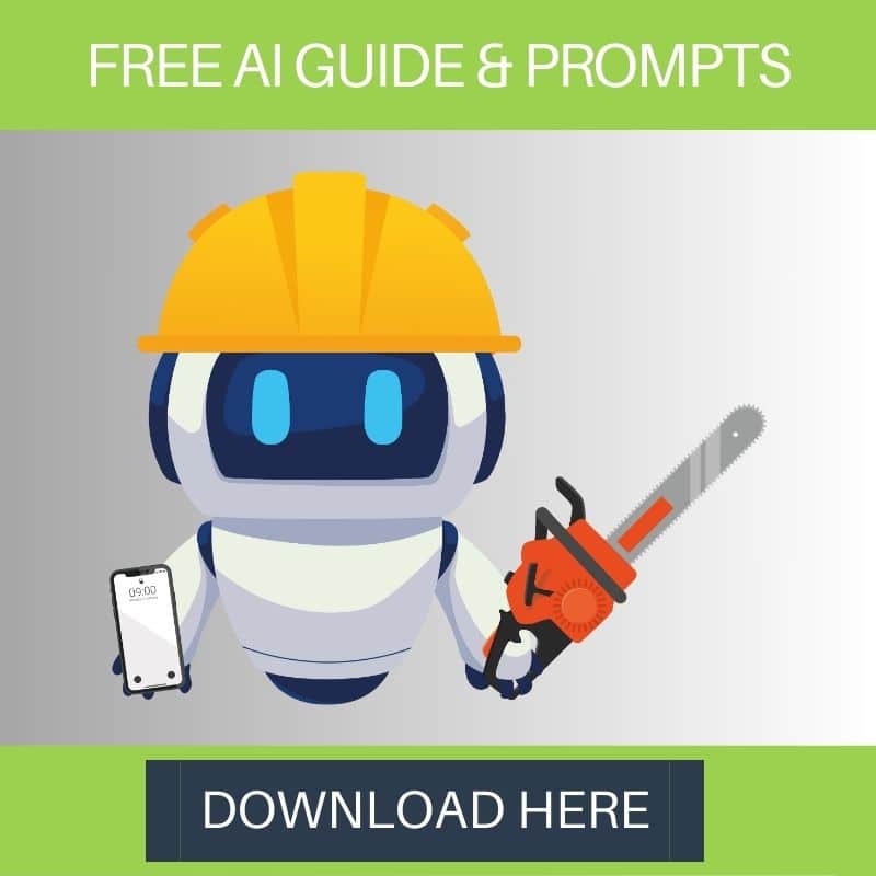 Andy the Arborist Bot & Free AI Guide from Tree Care Marketing Solutions.