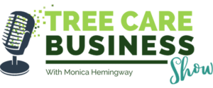 Tree Care Business Show podcast logo.